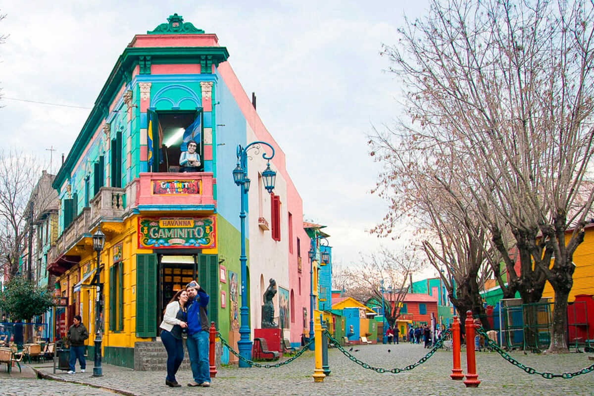 Barrio Caminito en Buenos Aires Argentina