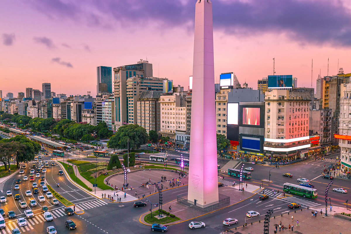 Obelisco en Buenos Aires Argentina