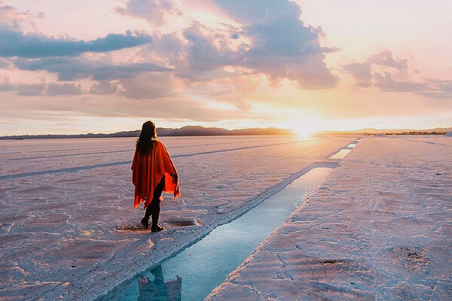 Atardecer en Salinas Grandes de Jujuy