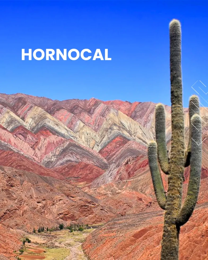 Mirador del Hornocal y Humahuaca desde SSJ